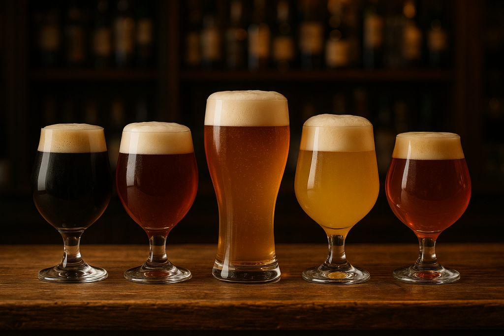 Estilos diferentes de cerveza para el dia de la cerveza